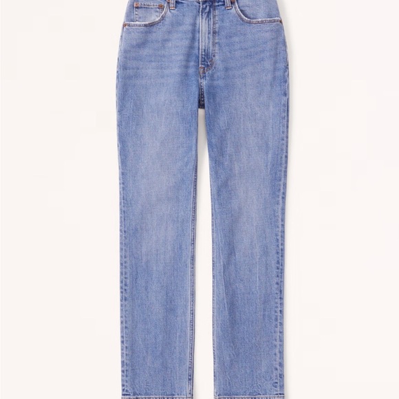 Abercrombie & Fitch - The Ankle Straight Ultra High Rise Jeans - New Without Tag - Picture 2 of 9